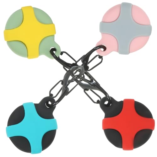 Funda protectora de silicona SHINEOFI para localizadores en pack de 4 piezas