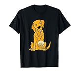 SmileteesPets Fun Golden Retriever eating Ice Cream T-shirt
