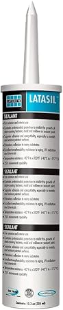 LATICRETE Latasil Silicone Sealant - High Performance, Slate Grey #91, For Tile & Stone