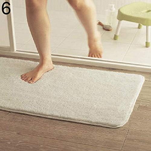 Miniatura 8 de Color caramelo suave antideslizante alfombra Flokati Shaggy alfombra sala dormitorio piso Mat Beige