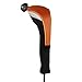 Andux 4pcs/Pack Long Neck Golf Hybrid Club Head Covers Dial No. Tag CTMT-02 Orange
