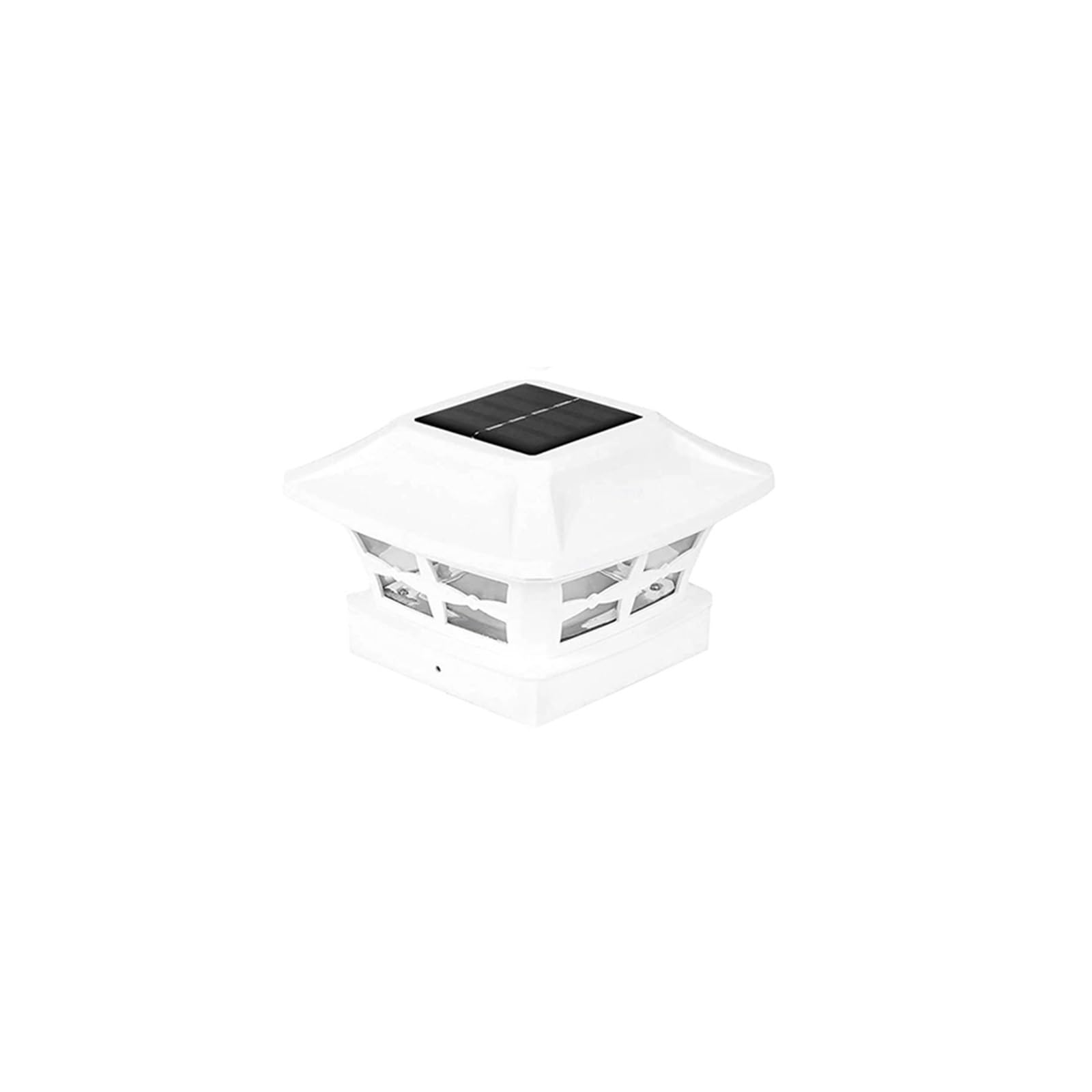 TRDEWR Solar Post Cap Lights 2 Lighting Modes LED Deck Fence for 4X4 Wooden Posts Garden Decoration Warm Efficiently Utilize Sunlight