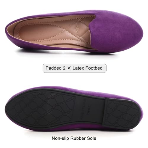 Image of SAILING LU Women Round Toe Comfortable Ballet Flats | Shoes for Women, Dressy, Slip-ons, Loafers