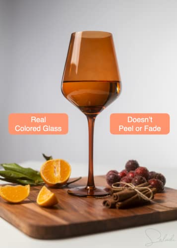 Saludi-Colored-Wine-Glasses-165oz-Set-of-6-Stemmed-Multi-Color-Glass-Great-for-all-Wine-Types-and-Occasions-Luxury-Durable-Hand-Blown