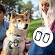 Aeaocvo 10 Stück Dog Tags Silicone, Hundemarke Silikon Schalldämmerung, Army Dog Tags mit 4 Ketten, Hund Erkennungsmarke
