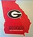Georgia It's a State of Mind Car Decal - UGA Bulldogs Auto Window Sticker