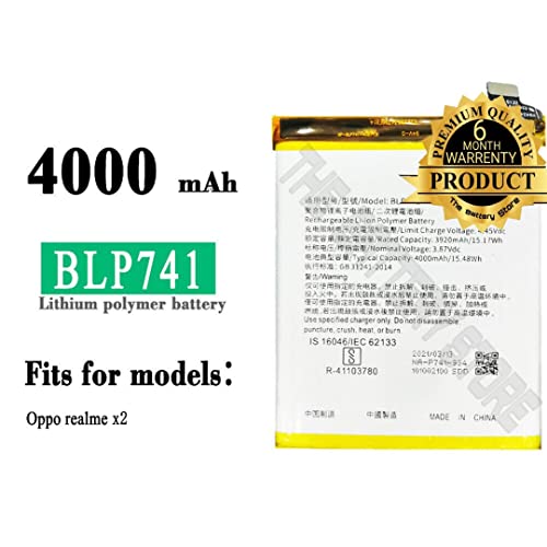 Image of Original BLP741 Battery for Realme XT /X2 RMX1921 RMX1992, RMX1993, RMX1991 Battery with 6 Month Warranty **(J00108)