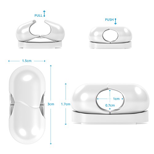 KabelDirekt - Clip per Cavi (Autoadesive fino a