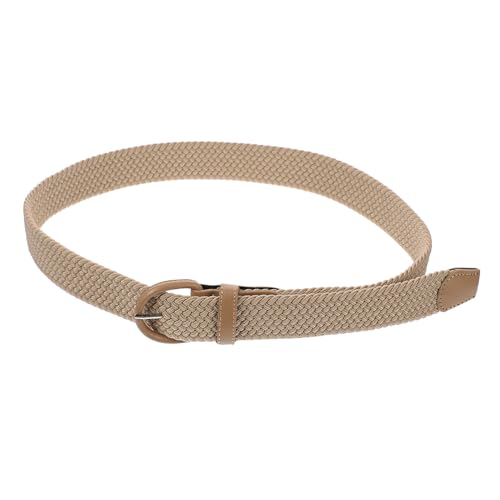 Elastic Woven Fabric Waist Belt for and Women Stylish Braided Stretch Dress Belt with High Elasticity Decorative Casual Corset Waistband Slimming Figure