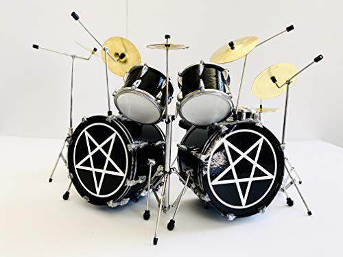Batterie miniature Motley Crue Tommy Lee décoration studio musique
