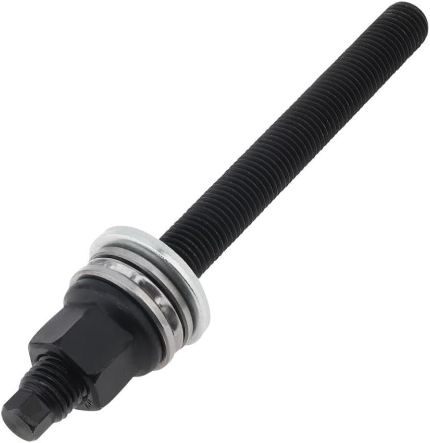 551141 Steel Harmonic Balancer Install Tool Compatible with GM LS LT 1997 2023 3 4 5 Black Crank Pulley Universal Fit Aftermarket Replacement