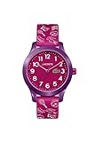 Lacoste Kids' TR90 Quartz Watch with Rubber Strap, Pink, 14 (Model: 2030012)