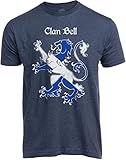 Ann Arbor T-shirt Co. Clan Bell | Scottish Pride, Scotland Surname Last Name for Men Women - (Adult,XL)