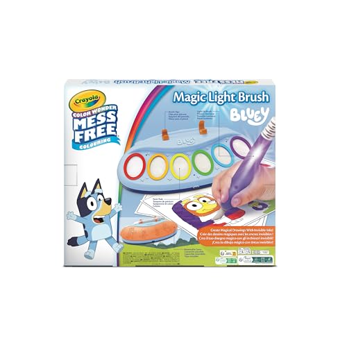 CRAYOLA Bluey Colour Wonder Magic Light Brush, Mess Free Painting Station for Kids Toddler Toys & Activities - Image 4
