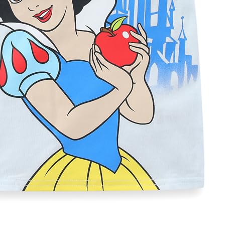 Image of Disney Princess Frozen Minnie Mouse Girls Short Sleeve T-Shirt and French Terry Shorts Set for Toddlers to Big Kids