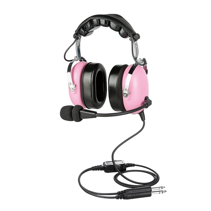 R SPIDER WIRELESS General Aviation Child Headset with Noise Canceling Microphone, Comfortable Ear Seals, Adjustable Headband, Include Headset Bag