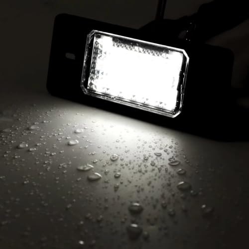 Lámpara de luz matrícula para evitar multas en VW Tiguan 2007 a 2011 2