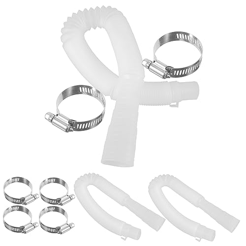 Balacoo 3 Sets Pool Replacement Tube Swimming Pool Drain Hose Accessory Pump Hose Swimming Pool Accessory Swimming Pool Replacement Hose Pool Pool Supplies Pool Replacement