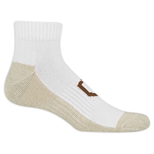 mens Copper Defense Men's Active SOCK, White, 0 US