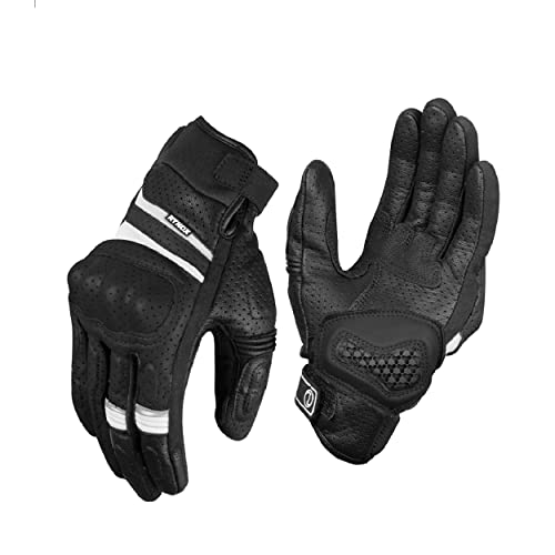 Rynox Air GT Gloves Black, Large Black White - Image 2
