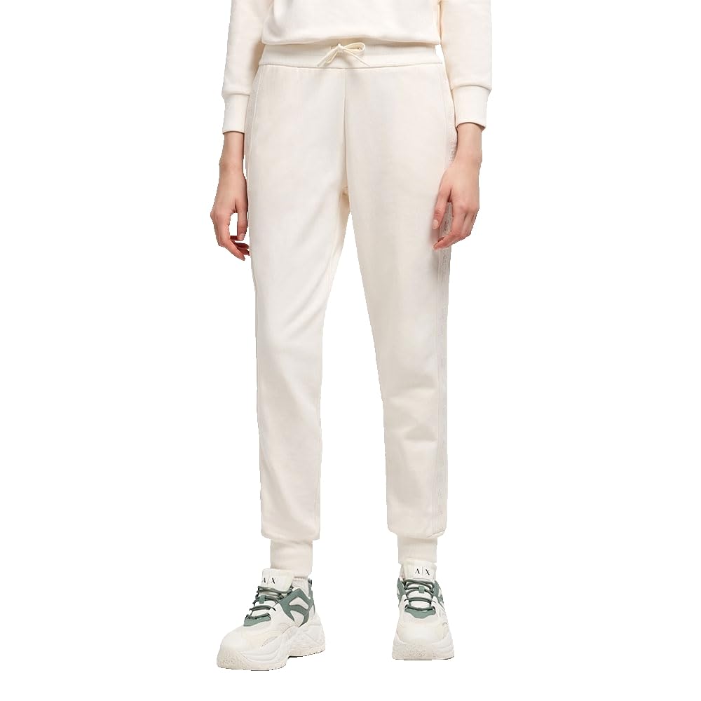 Armani Exchange Arte Sella, Monogram Tape Detail - Spodnie dresowe Kobiety
