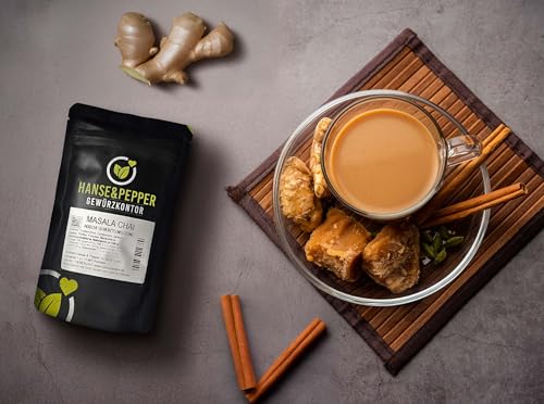 500g Masala Chai Gewürzmischung Shwarzer Tee mit Gewürzen Chai Spiced Black Tea