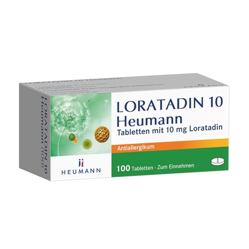 LORATADIN 10 Heumann, antialergijski za peludnu groznicu, 100 tableta