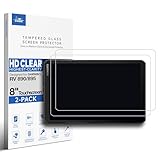 INNOSURE [2-PACK] Preminum Tempered Glass Screen Protector for Garmin RV 890, RV 895 GPS Navigator