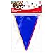 WIDMANN MILANO PARTY FASHION W, Bunting Bunting, 20 Multicoloured Bunting, 10 m Length, Weatherproof PVC, Easy Installation, Versatile for All Occasions