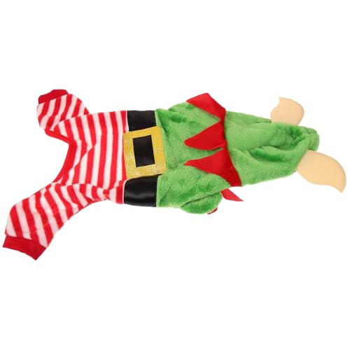 Disfraz navideño para perro estilo elfo talla mediana