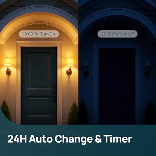 Linkind Matter Smart Bulbs, E12 Led Bulb Works with Alexa, Smart Light Bulbs, AiDot WiFi Candelabra Bulbs, RGBTW Color Changing Light Bulb, 2.4Ghz Only, 470 LM, 2 Pack