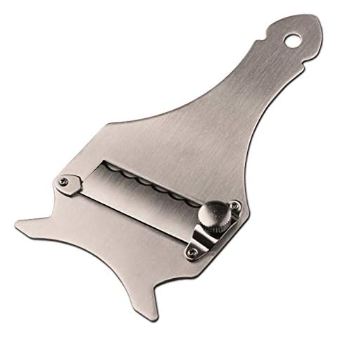 Wenplus Professional Stainless Steel Truffle Slicer with Adjustable Blade, Truffle Cutter Cheese Scraper Chocolate Shaver Vegetable Peeler(A) Cover