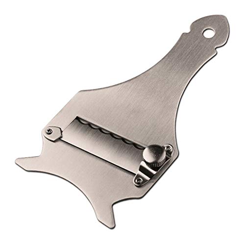 Professional Stainless Steel Truffle Slicer with Adjustable Blade, Truffle Cutter Cheese Scraper Chocolate Shaver Vegetable Peeler(A)