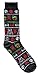 Hyp Star Wars Boba Fett/Darth Vader Ugly Sweater Pattern Men's Crew Christmas Socks