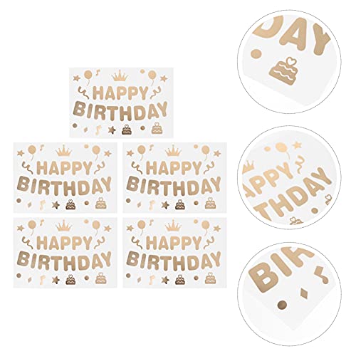 Buying Guide SEWACC 8pcs Balloon Stickers Party Glass Stickers Red