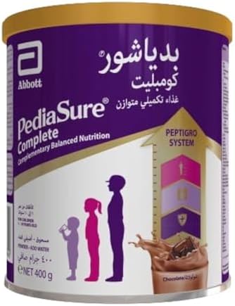 Pediasure Peptigro System Complete Nutrition Milk Powder Chocolate 1 To 10 Years 400g