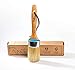 Round Chalk Paint Wax Professional Brush, Painting or Waxing, Annie Sloan Dark & Clear Soft Wax, Furniture, Stencils, Folkart, Home Decor, Wood, Large Brushes with Natural Bristles (2 pack) (2)