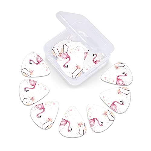 Lot de 12 médiators en forme de flamants roses pour guitare électrique, ukulélé - Les Beatles, Paul McCartney, John Lennon, RIngo Starr, George Harrison Lot de 12 médiators en forme de flamants roses pour guitare électrique, ukulélé – Image 7