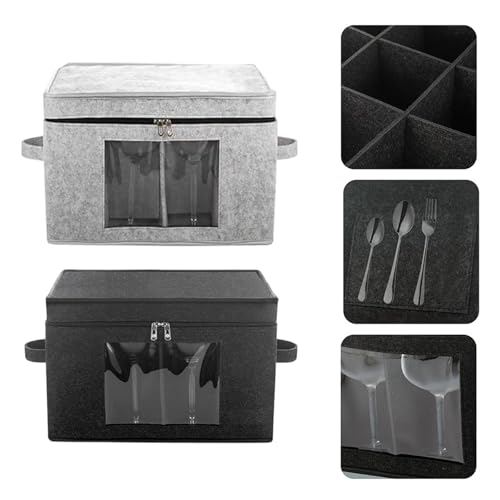 Soporte de fieltro para copas de vino y suministros de mudanza de hogar 3