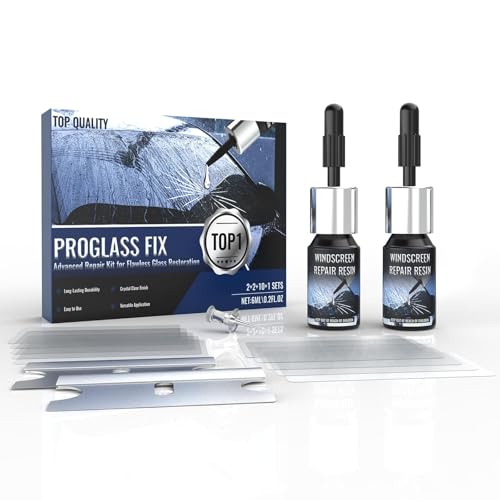 WOOKKIT Windshield Chip Repair Kit, DIY Quick Resin Glass Repair Liquid Kit