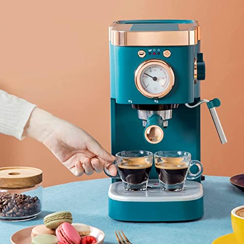 koffiezetapparaat, semi-automatische stoom melkopschuimer, huishoudelijke mini stoom fancy melkopschuimer 1.2L watertank; - Image 7