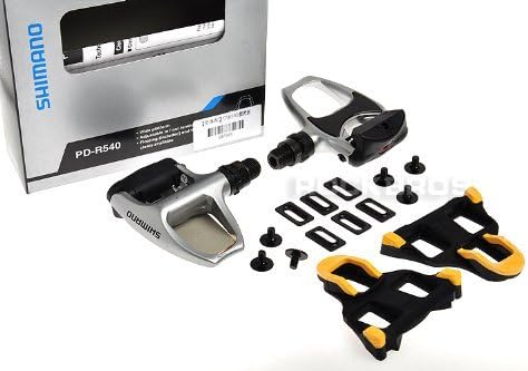 SHIMANO PD-R540 SPD SL Road Bike Clipless Pedals Silver