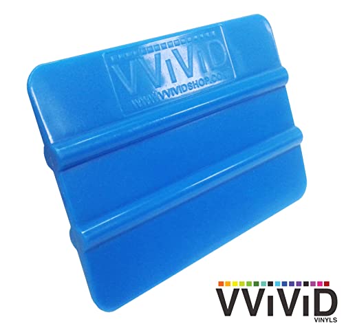 Image of VViViD Blue Handheld Vinyl Wrap Applicator Squeegee
