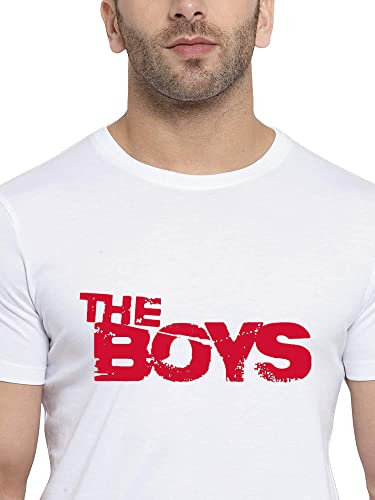 Image of Mens Cotton Printed T-Shirt The Boys