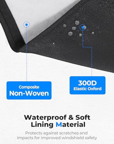 Image of KEMIMOTO 19-23 XP 1000 Windshield Cover 42 inchx25 inch Small Size Waterproof