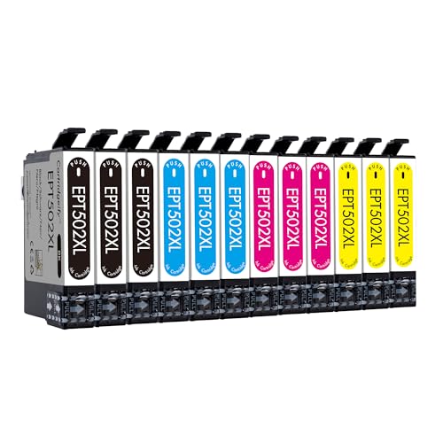 Cartridgeify 502XL Druckerpatronen Kompatibel Multipack, für Expression Home XP-5100 XP-5105 XP-5155 XP-5150, Workforce WF-2860 WF-2865 WF-2880 WF-2885 WF-2860DWF WF-2865DWF