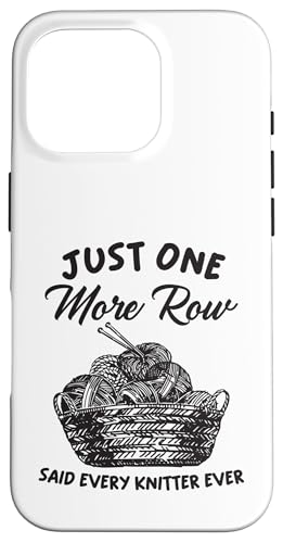 Just One More Row ��������҂ݍD���f�U�C�� �X�}�z�P�[�X iPhone 16 Pro �p