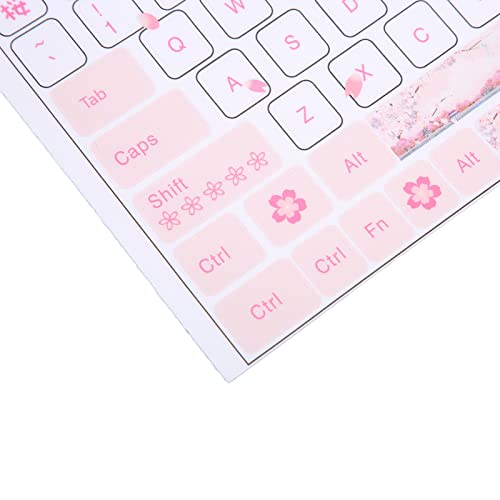 Pegatinas para teclado de PVC durable para 84-108 teclas miniatura 4