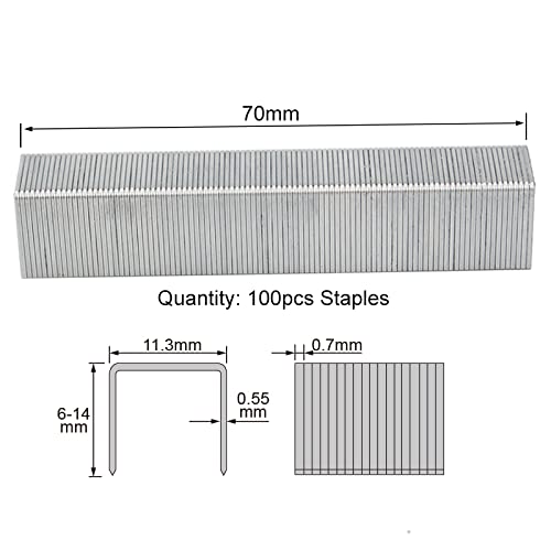 Chiodi Graffette Per Legno 5000pz | 1006J 1008J 1010J Per Mobili, Tappezzeria E Fai Da Te - Foto 2