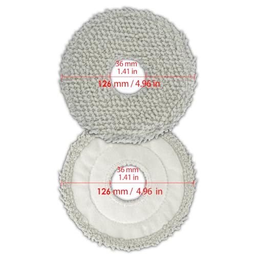 (4 Stück) X20+ Ersatz Wischpads für Xiaomi X20+, X20 Plus, 1S, S20 plus, S20+, X10+, X20 pro Roboter-Staubsauger, waschbare Ersatz Wischtücher, Wischpad Zubehör-Set